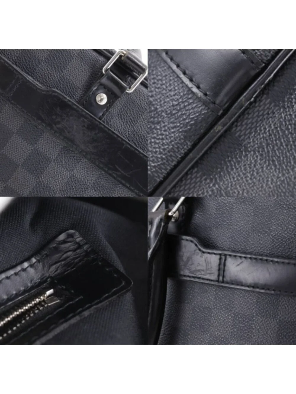 Louis Vuitton Porte Documents Voyage GM 2-Way Shoulder Damier Graphite Canvas